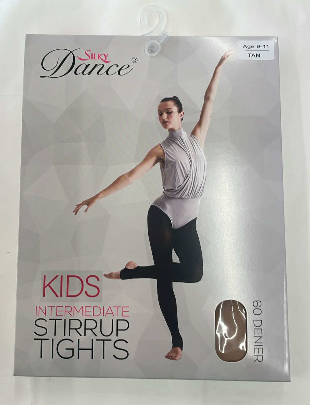 Black / Tan Stirrup tights