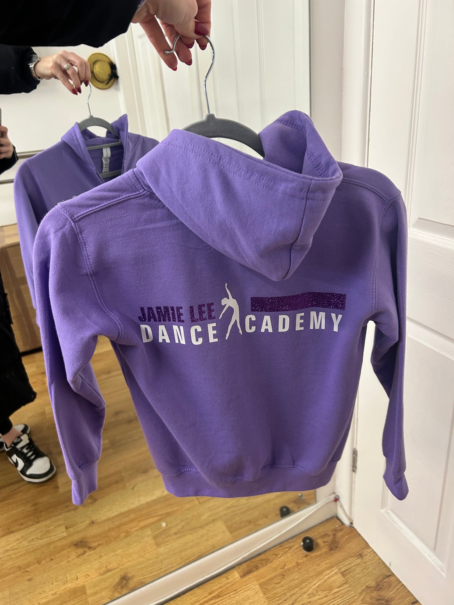 Purple zip up jacket