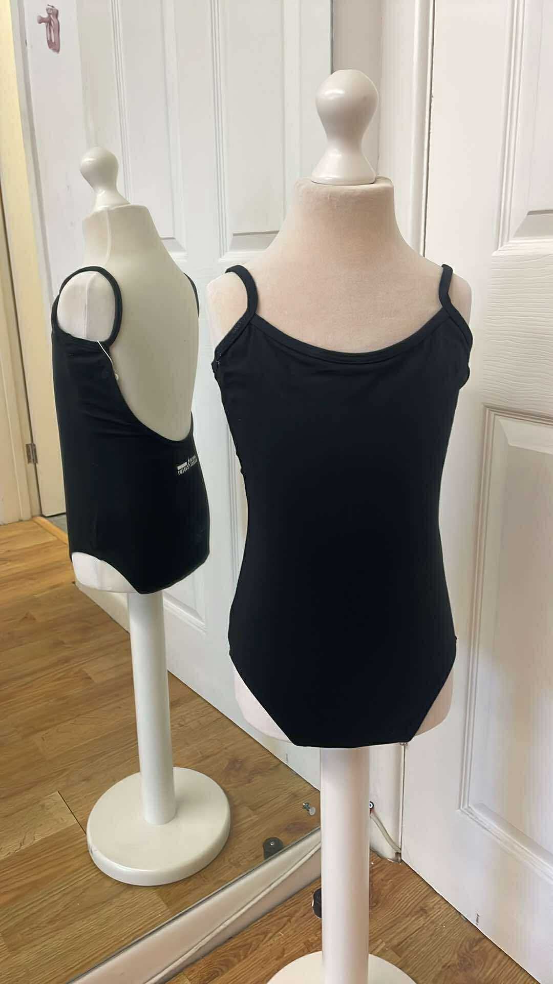 Grade 5-Intermediate low back ballet leotard (black)