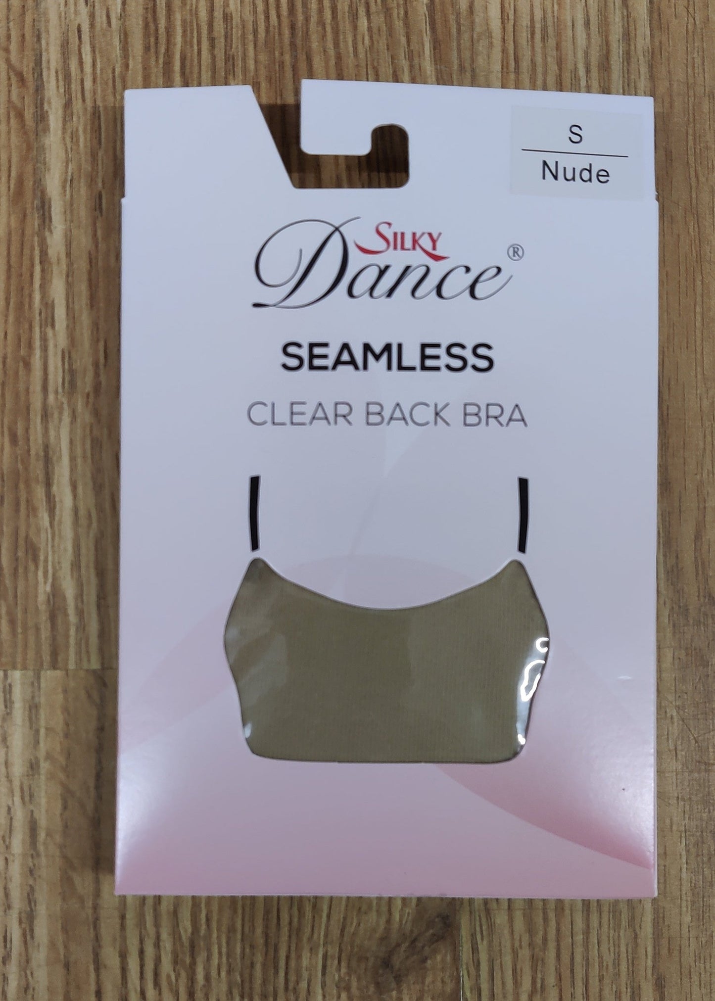 Seamless clear back bra